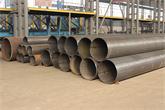 Storage method of large diameter straight seam steel pipe(2)